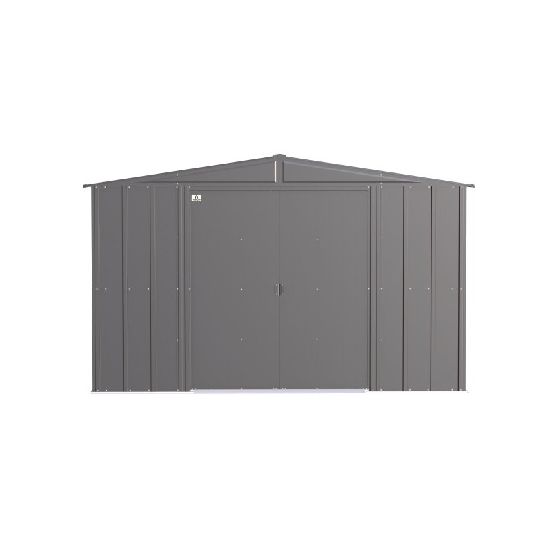 Arrow Classic 10x12 Steel Storage Shed Kit - Charcoal (CLG1012CC)