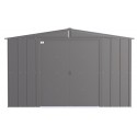 Arrow Classic 10x12 Steel Storage Shed Kit - Charcoal (CLG1012CC)