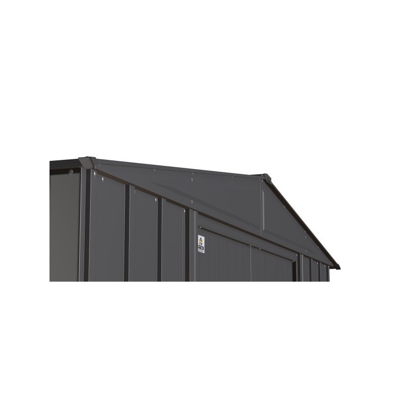 Arrow Classic 10x12 Steel Storage Shed Kit - Charcoal (CLG1012CC)