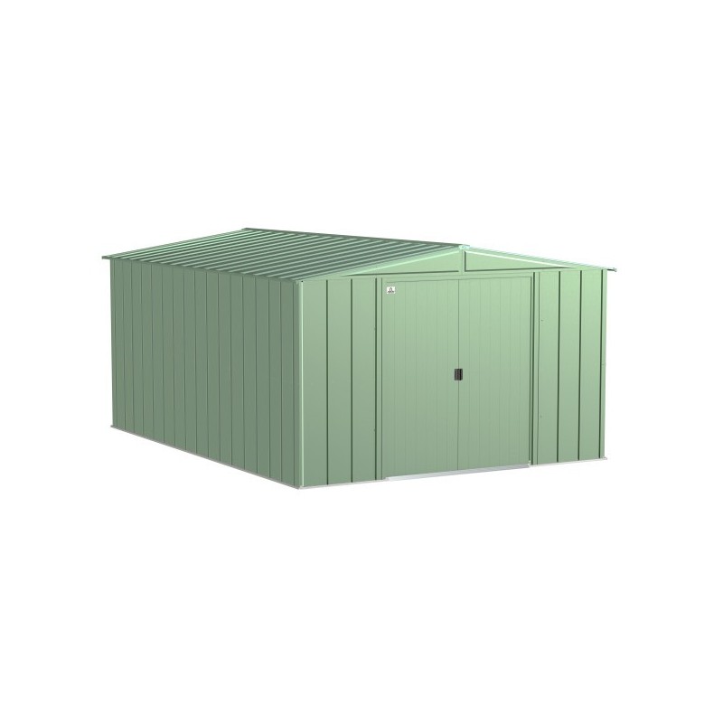 Arrow Classic 10x14 Steel Storage Shed Kit - Charcoal (CLG1014SG)