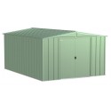 Arrow Classic 10x14 Steel Storage Shed Kit - Charcoal (CLG1014SG)