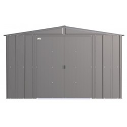 Arrow Classic 10x14 Steel Storage Shed Kit - Charcoal (CLG1014CC)