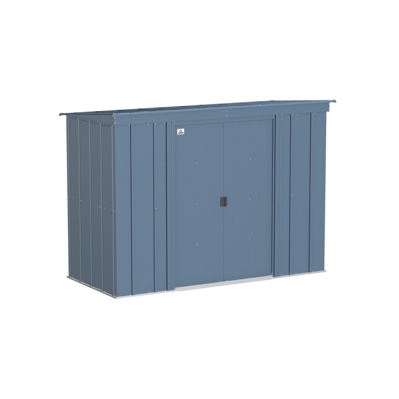 Arrow Classic 8x4 Steel Storage Shed Kit - Blue Grey (CLP84BG)