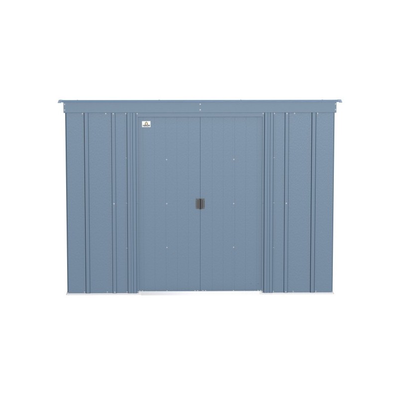 Arrow Classic 8x4 Steel Storage Shed Kit - Blue Grey (CLP84BG)