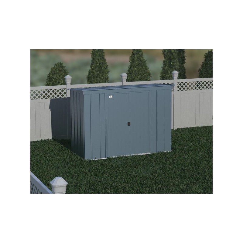Arrow Classic 8x4 Steel Storage Shed Kit - Blue Grey (CLP84BG)