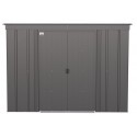 Arrow Classic 8x4 Steel Storage Shed Kit - Charcoal  (CLP84CC)