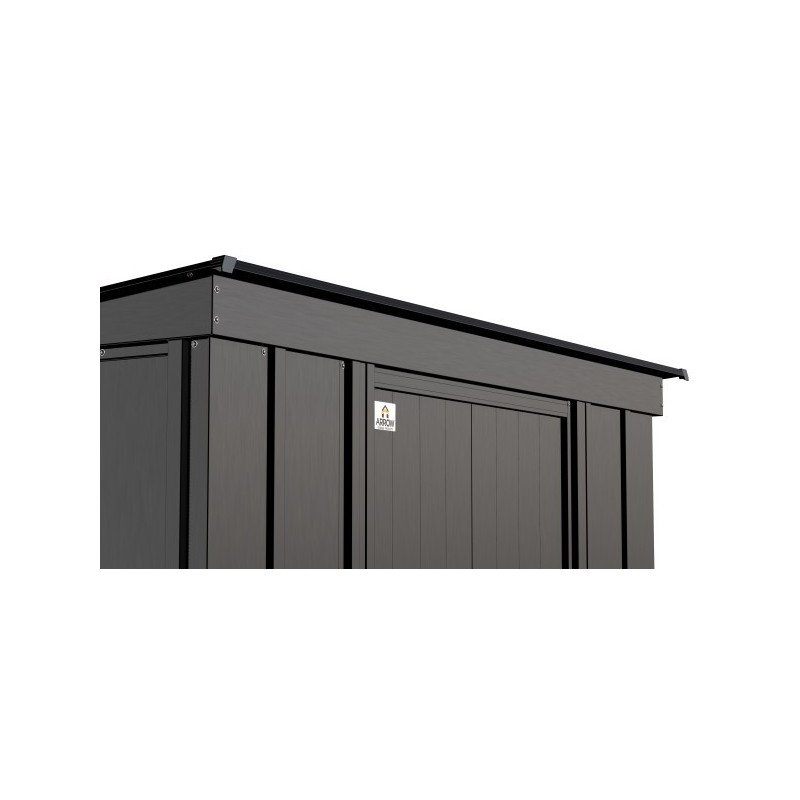 Arrow Classic 8x4 Steel Storage Shed Kit - Charcoal  (CLP84CC)
