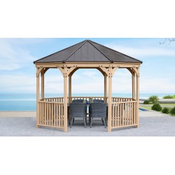 Yardistry 12x12 Meridian Octagon Gazebo Kit (YM11924)