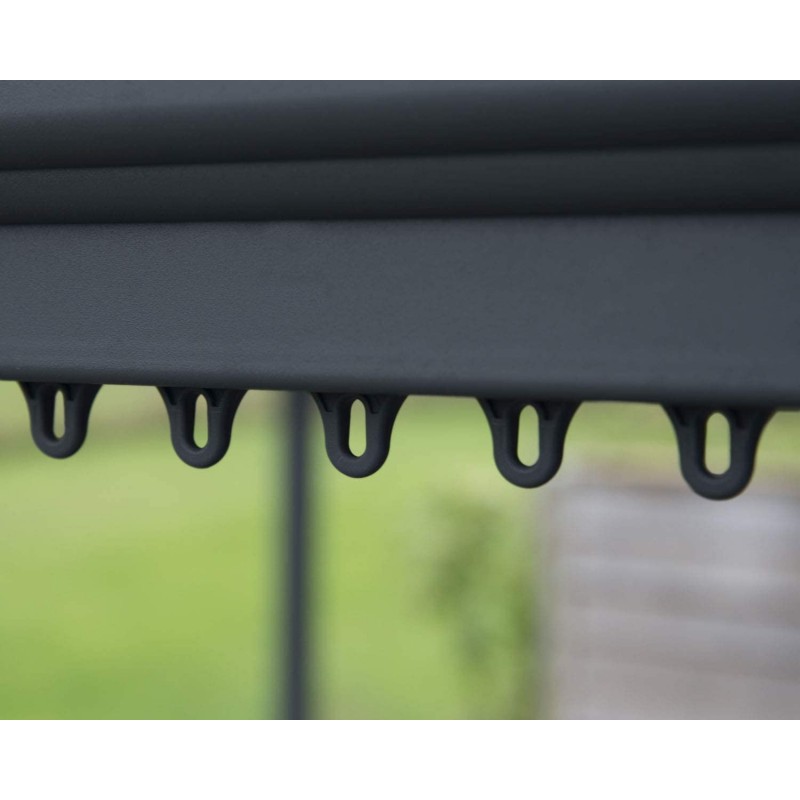 Palram - Canopia 4300 Palermo Gazebo Netting - Gray (HG1064)