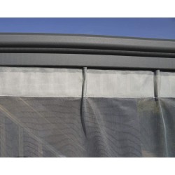 Palram - Canopia 4300 Palermo Gazebo Netting - Gray (HG1064)