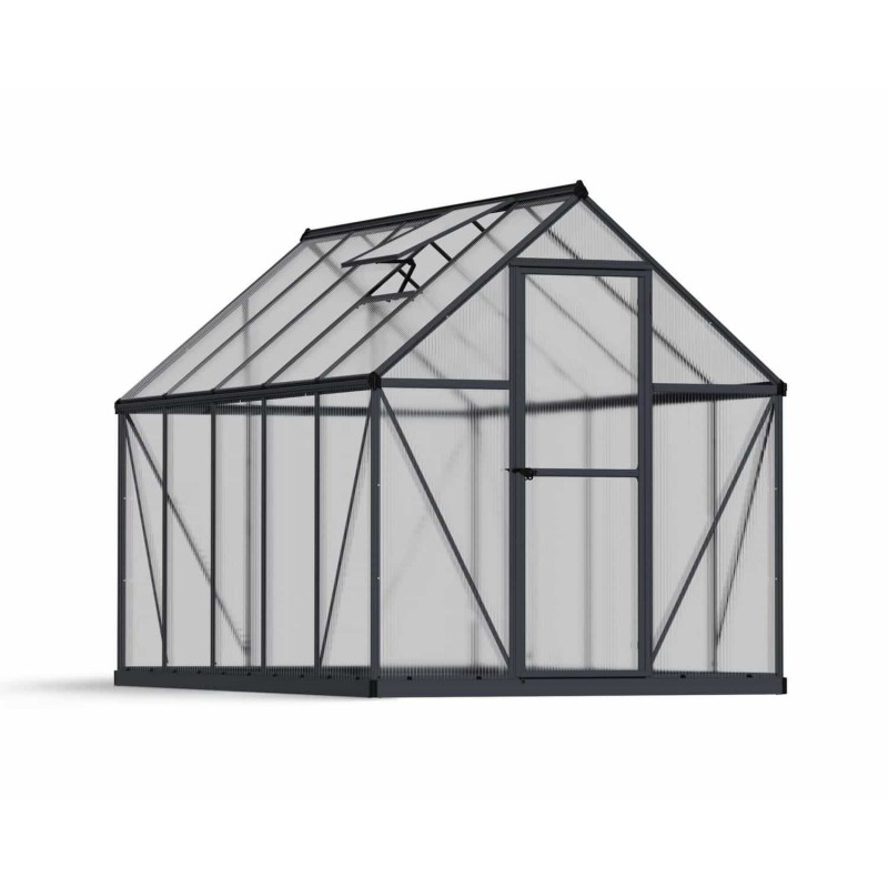 Palram – Canopia Mythos 6x10 Greenhouse Kit - Gray (HG5010Y)