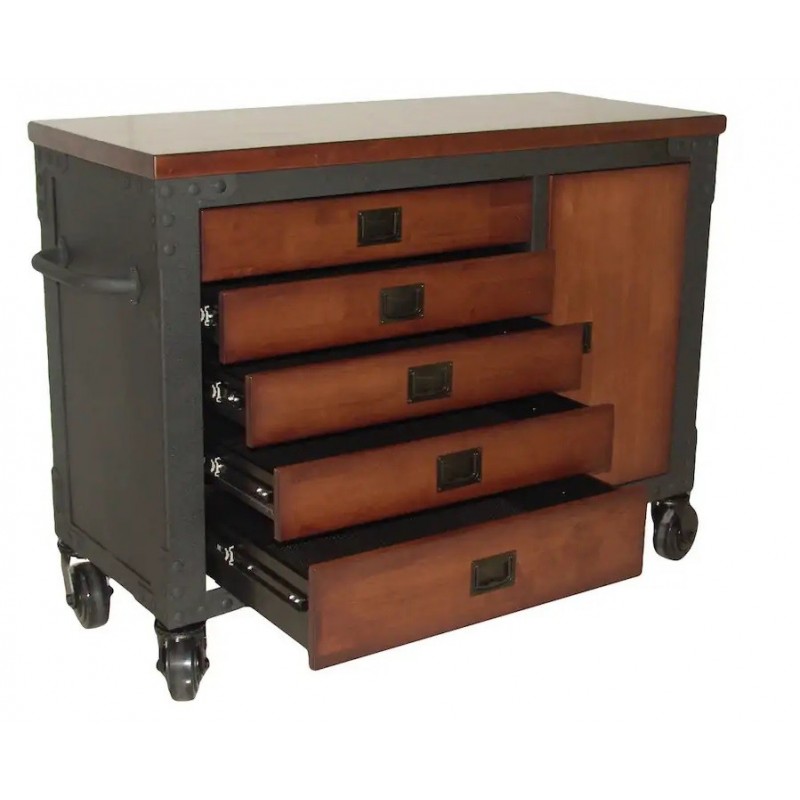 Duramax 48" 5 Drawer Tool Chest Wood Top (TC68005)