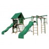 Lifetime Double Slide Deluxe Playset - Earthtone (90240) Lifetime Double Slide Deluxe Playset - Earthtone (90240)