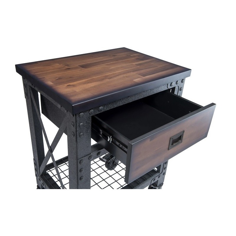 Duramax 27x20 1 Drawer Rolling Workbench - Wood Top (68003)