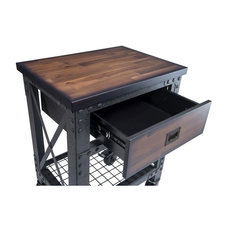Duramax 27x20 1 Drawer Rolling Workbench - Wood Top (68003)
