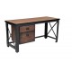 Duramax Jackson 62 in. Desk with Drawers - Metal and Wood (68050)