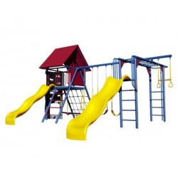 Lifetime Double Slide Deluxe Playset - Primary Colors (90274)
