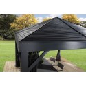 Sojag South Beach 12x12 Aluminum Gazebo - Light Grey (500-9167894)