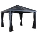 Sojag South Beach 12x12 Aluminum Gazebo - Light Grey (500-9167894)