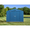 Arrow Elite Steel 10x8 Storage Shed - Blue Grey (EG108BG)