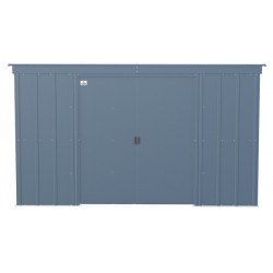 Arrow Classic 10x4 Steel Storage Shed Kit - Blue Grey (CLP104BG)