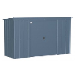 Arrow Classic 10x4 Steel Storage Shed Kit - Blue Grey (CLP104BG)