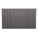 Arrow Classic 10x4 Steel Storage Shed Kit - Charcoal (CLP104CC)