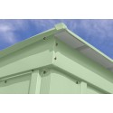 Arrow Classic 10x4 Steel Storage Shed Kit - Sage Grey (CLP104SG)