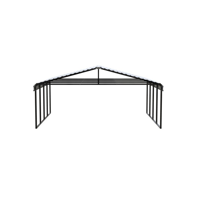 Arrow Steel 20x20x9 Carport Kit - Eggshell (CPH202009)