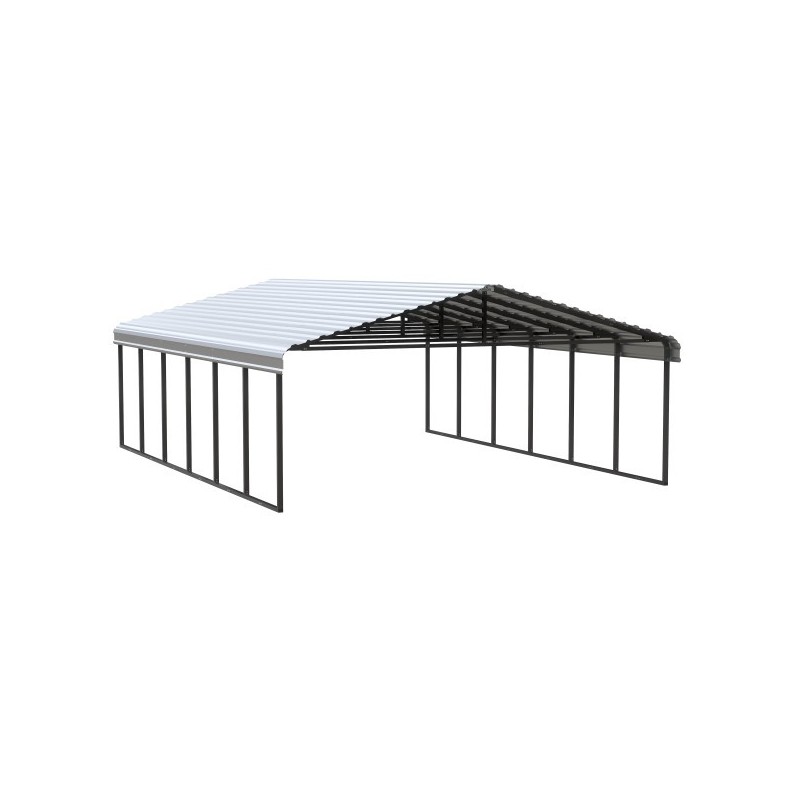 Arrow Steel 20x29x9 Carport Kit - Eggshell (CPH202909)