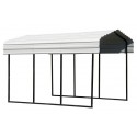 Arrow Steel 10x15x9 Carport Kit - Eggshell (CPH101509)