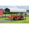 Arrow Steel 10x15x9 Carport Kit - Eggshell (CPH101509) Arrow Steel 10x15x9 Carport Kit - Eggshell (CPH101509)