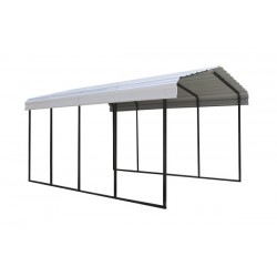 Arrow Steel 12x20x9 Carport Kit - Eggshell (CPH122009)