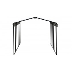 Arrow Steel 12x24x9 Carport Kit - Eggshell (CPH122409)