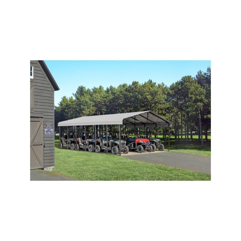 Arrow Steel 12x29x9 Carport Kit - Eggshell (CPH122909)