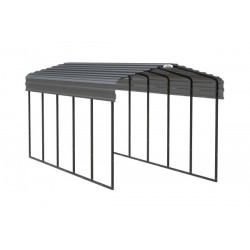 Arrow Steel 10x24x9 Carport Kit - Charcoal (CPHC102409)