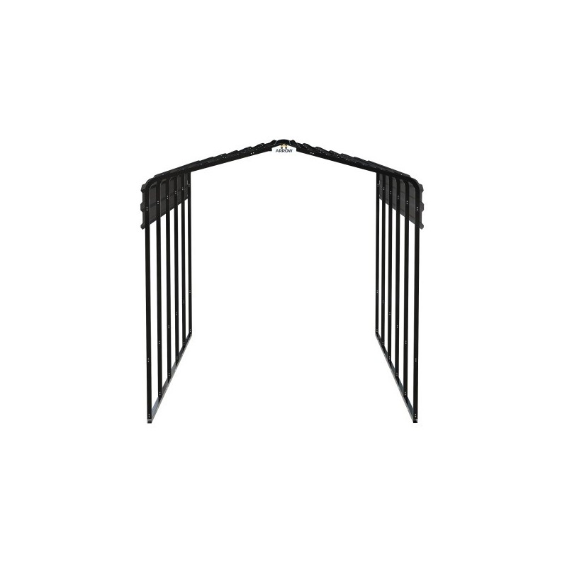 Arrow Steel 10x24x9 Carport Kit - Charcoal (CPHC102409)