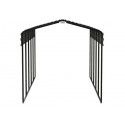 Arrow Steel 10x24x9 Carport Kit - Charcoal (CPHC102409)