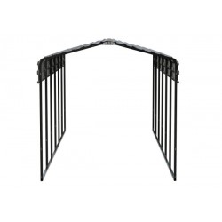 Arrow 10x29x9 Galvanized Steel Carport Kit - Charcoal (CPHC102909)