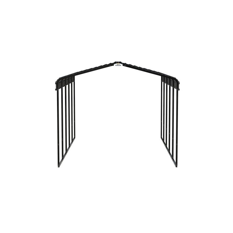 Arrow Steel 12x24x9 Carport Kit - Charcoal (CPHC122409)