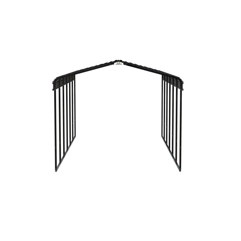 Arrow Steel 12x29x9 Carport Kit - Charcoal (CPHC122909)