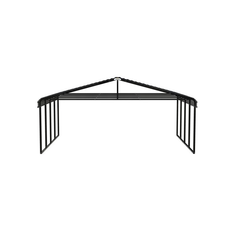 Arrow Steel 20x20x9 Carport Kit - Charcoal (CPHC202009)