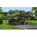 Arrow Steel 20x24x9 Carport Kit - Charcoal (CPHC202409) Arrow Steel 20x24x9 Carport Kit - Charcoal (CPHC202409)
