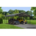 Arrow Steel 20x24x9 Carport Kit - Charcoal (CPHC202409)