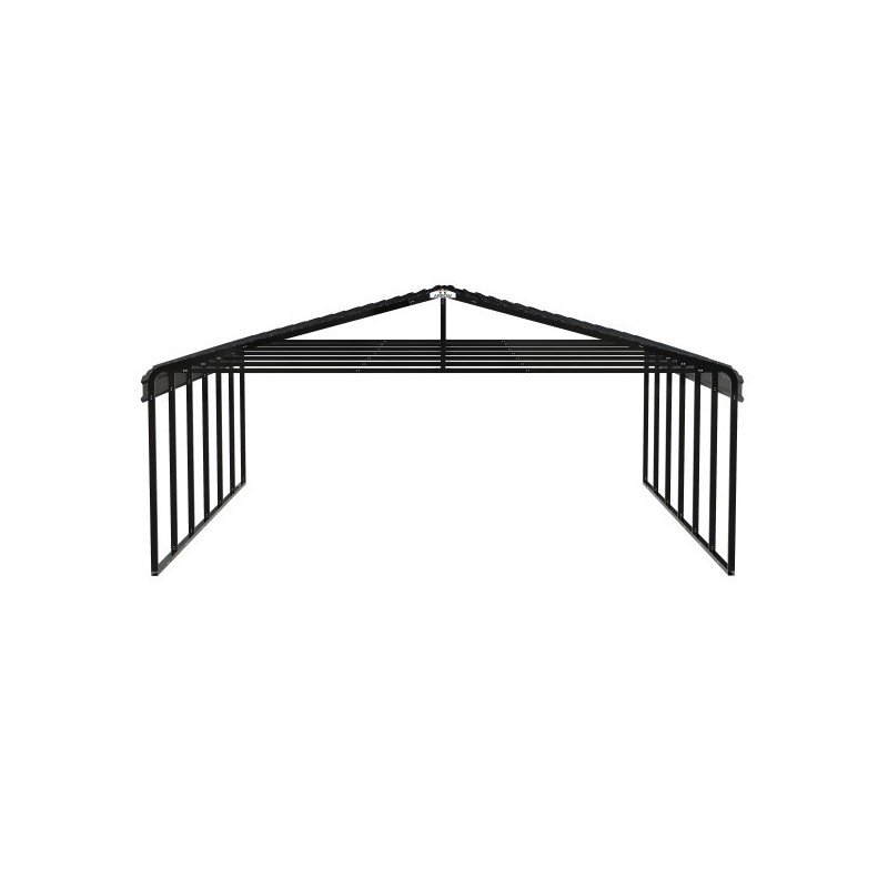 Arrow Steel 20x29x9 Carport Kit - Charcoal (CPHC202909)