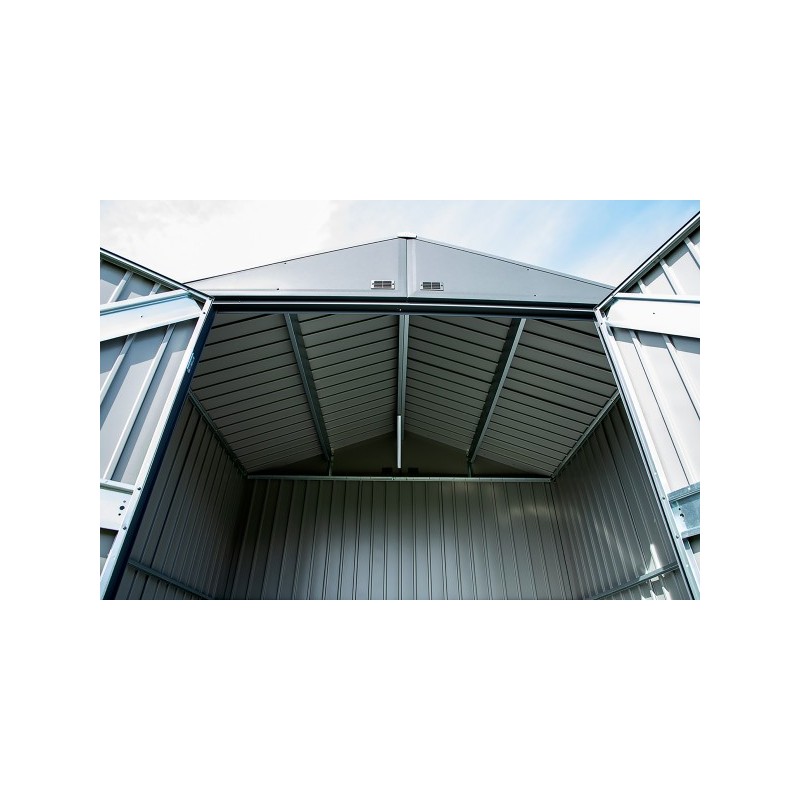 Arrow Elite Steel 10x8 Storage Shed Kit - Anthracite  (EG108AN)