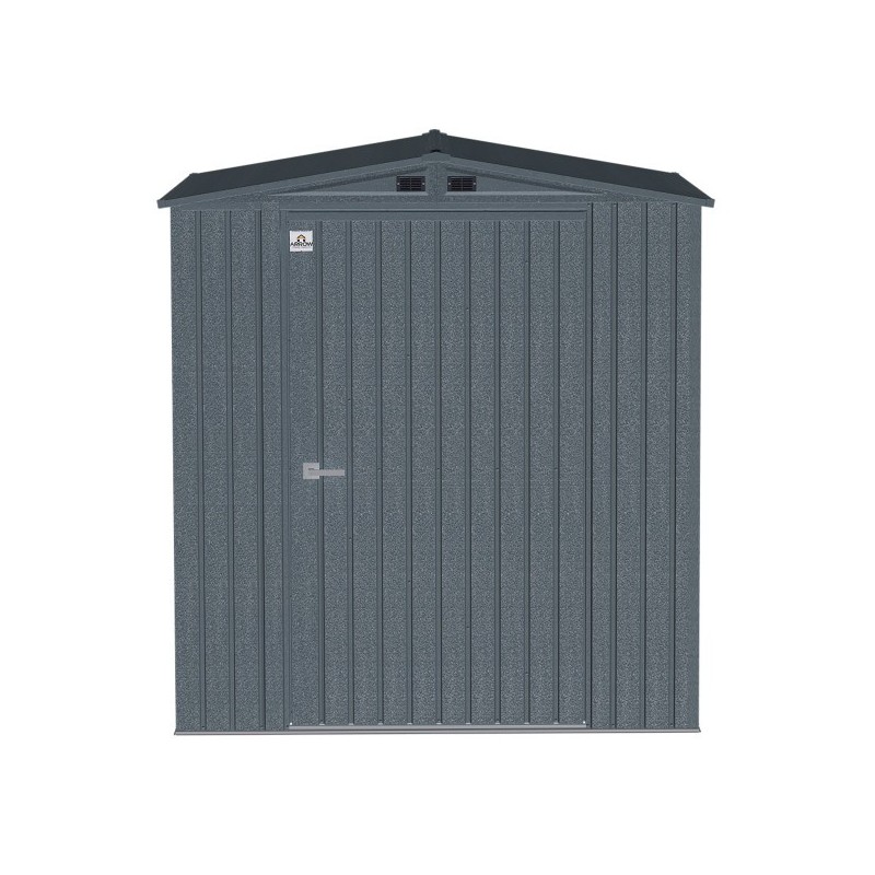 Arrow Elite Steel 6x6 Storage Shed Kit - Anthracite (EG66AN)