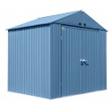 Arrow 8x6 Elite Steel Storage Shed Kit - Blue Grey (EG86BG)