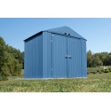 Arrow 8x6 Elite Steel Storage Shed Kit - Blue Grey (EG86BG)