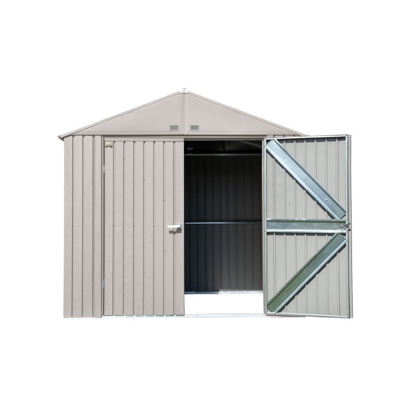 Arrow 8x6 Elite Steel Storage Shed Kit - Cool Grey (EG86BG)